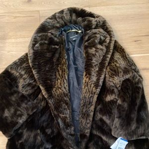 Leopard Faux Fur Jacket Jones of NY